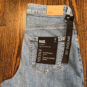 PAIGE Harper Vintage-Inspired Denim Jeans